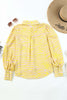 Bluse mit Zebramuster und V-Ausschnitt