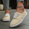 Lotte | Bequeme niedrige Canvas-Schnürschuhe