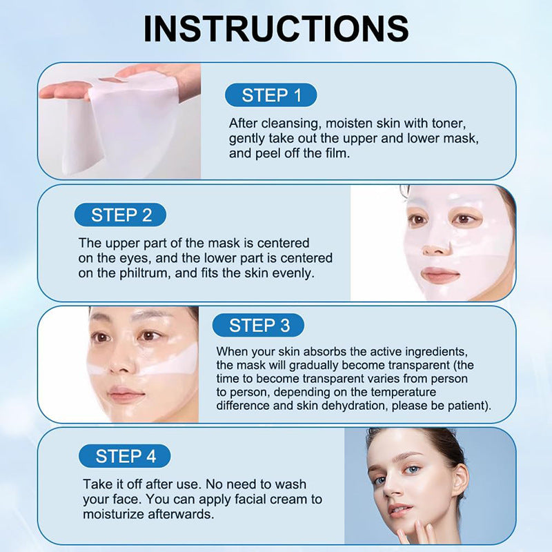 GlowVeil™ – Die ultimative Collagen-Maske für strahlend straffe Haut.
