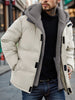 Tim | Gequiltete Herren Fleecejacke mit Kapuze und Taschen
