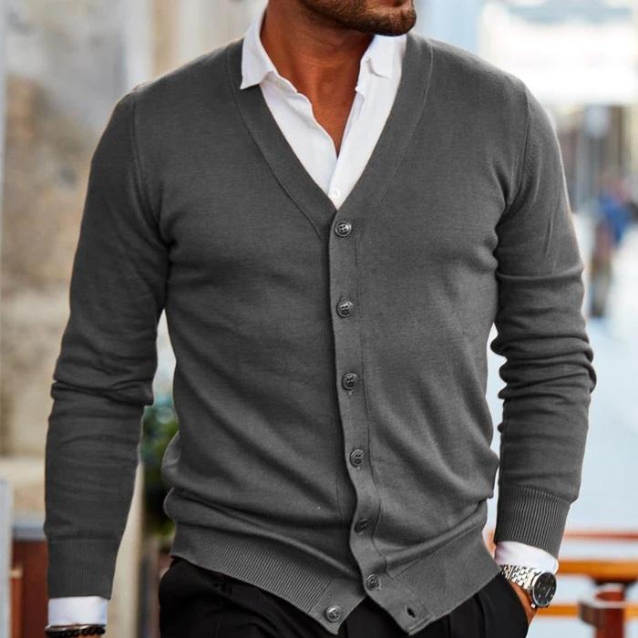 Stef Vest | Lässige Strickjacke für Herren