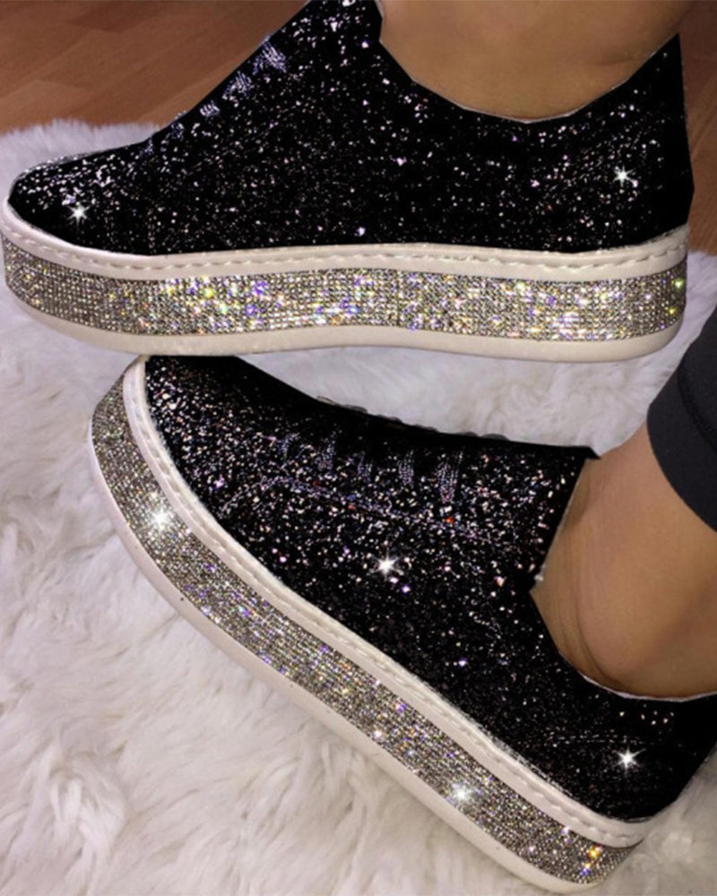 Plateau-Turnschuhe in großen Größen für Frauen