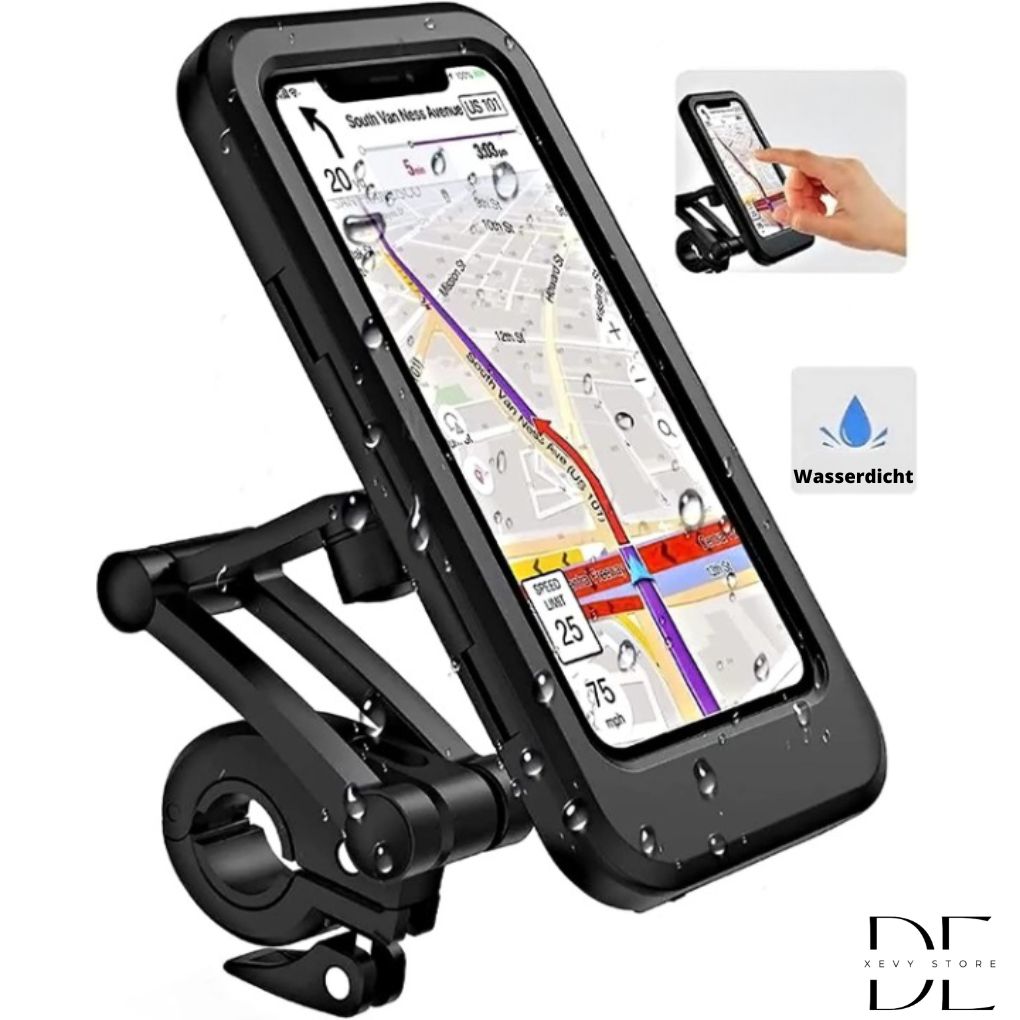 SichererGrip™ Sicheres Navigieren ohne Hände auf Fahrrädern, Motorrädern und Rollern.