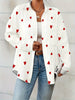 Lotte | Feminin elegantes Langarmhemd aus Baumwolle mit Herzdruck