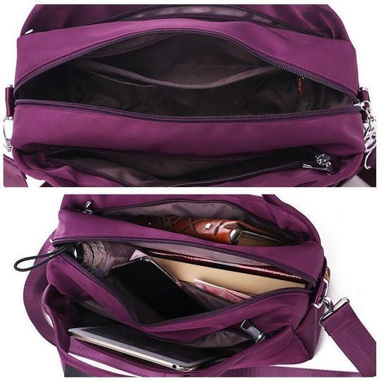 SafeStyle™ - Die modische, diebstahlsichere Handtasche aus wasserfestem Nylon!