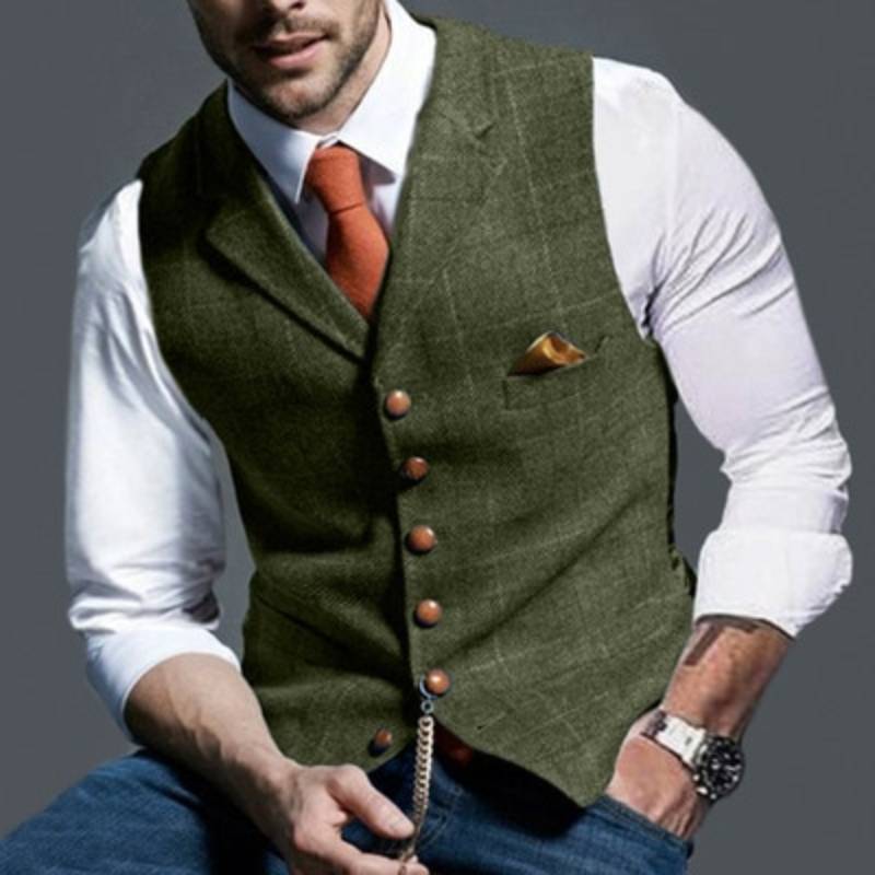 Boss | Business-like light checked waistcoat