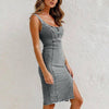 DenimChic™ - Das ultimative Sommerkleid mit einzigartigem Schlitz-Design