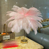FeatherGlow™ – Die elegante Straußenfeder-Nachttischlampe für eine gemütliche Atmosphäre!