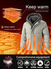 Tim | Gequiltete Herren Fleecejacke mit Kapuze und Taschen