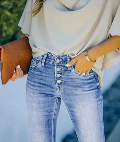 Lotte - Hochtaillierte Jeans mit Stil