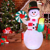 GlowDecor™ – Festive LED Santa & Snowman Inflatables for Outdoor Décor