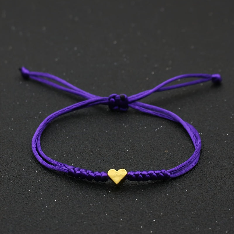 Fleur | Festliches Geflochtenes Herzarmband