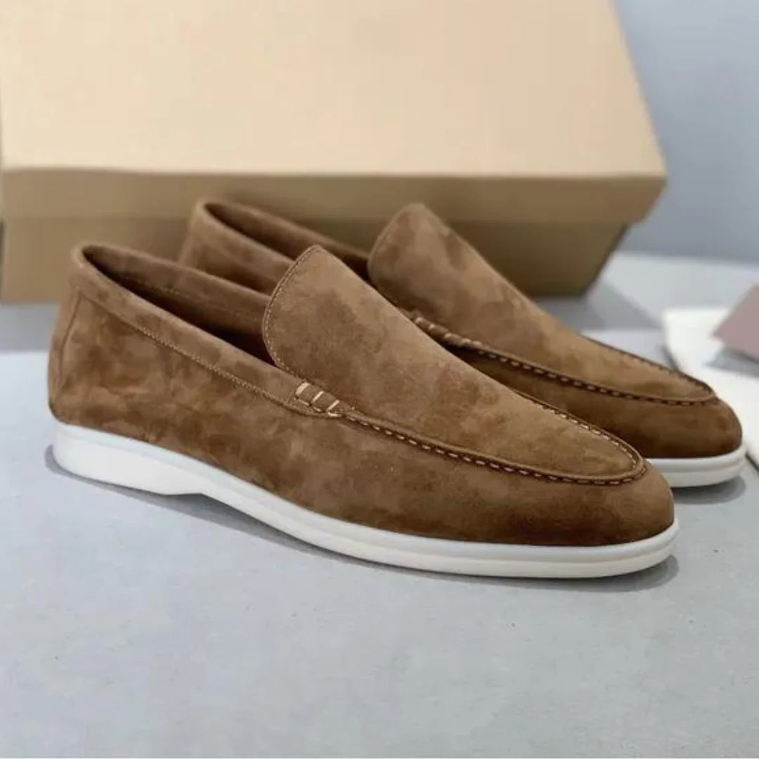 Lucas | Luxuriöse Wildleder-Herren-Loafer