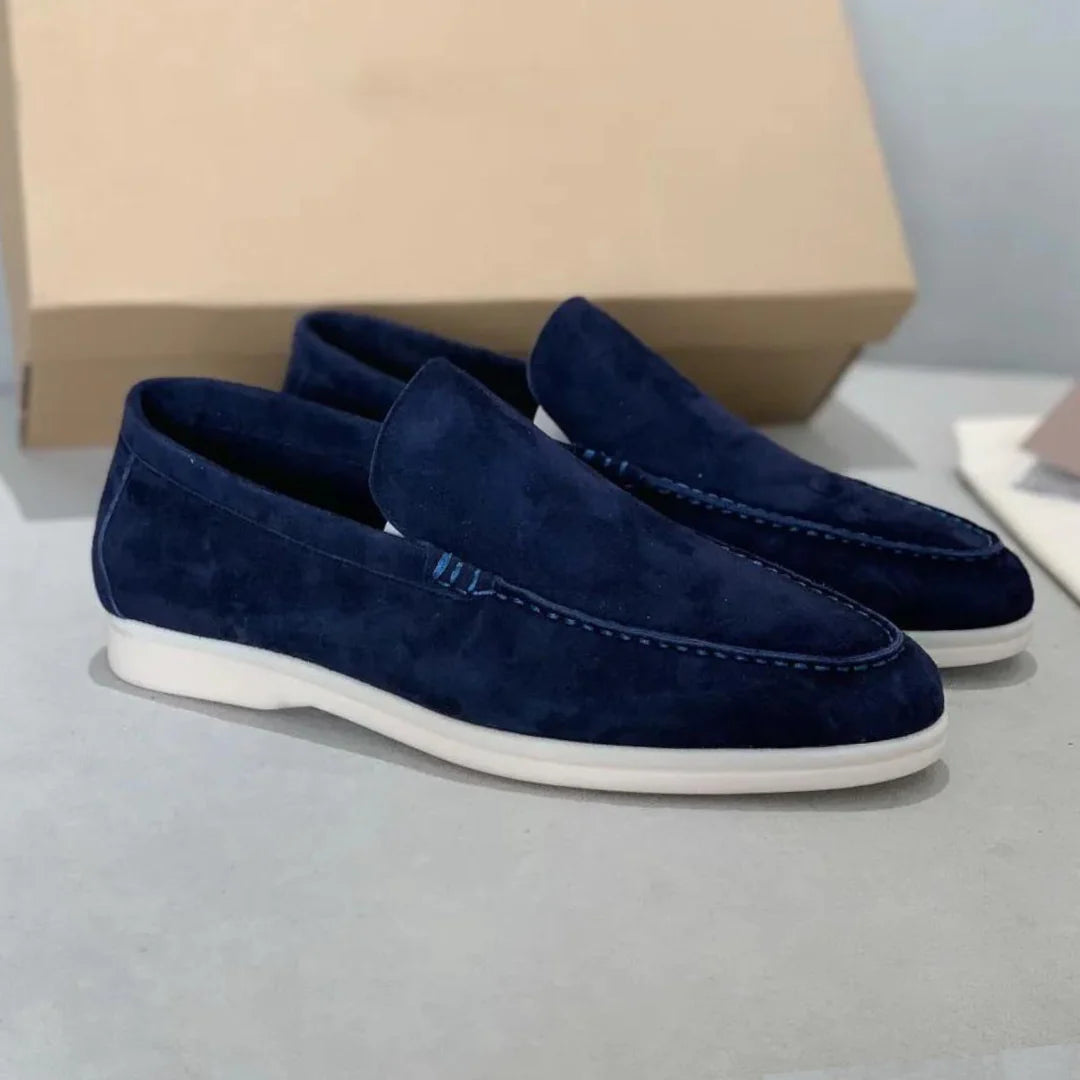 Lucas | Luxuriöse Wildleder-Herren-Loafer