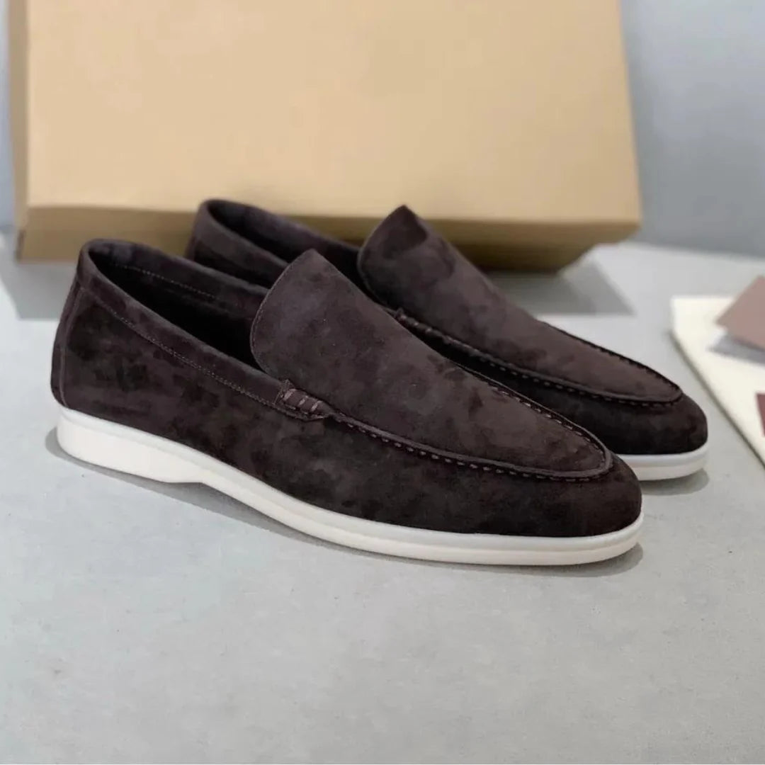 Lucas | Luxuriöse Wildleder-Herren-Loafer
