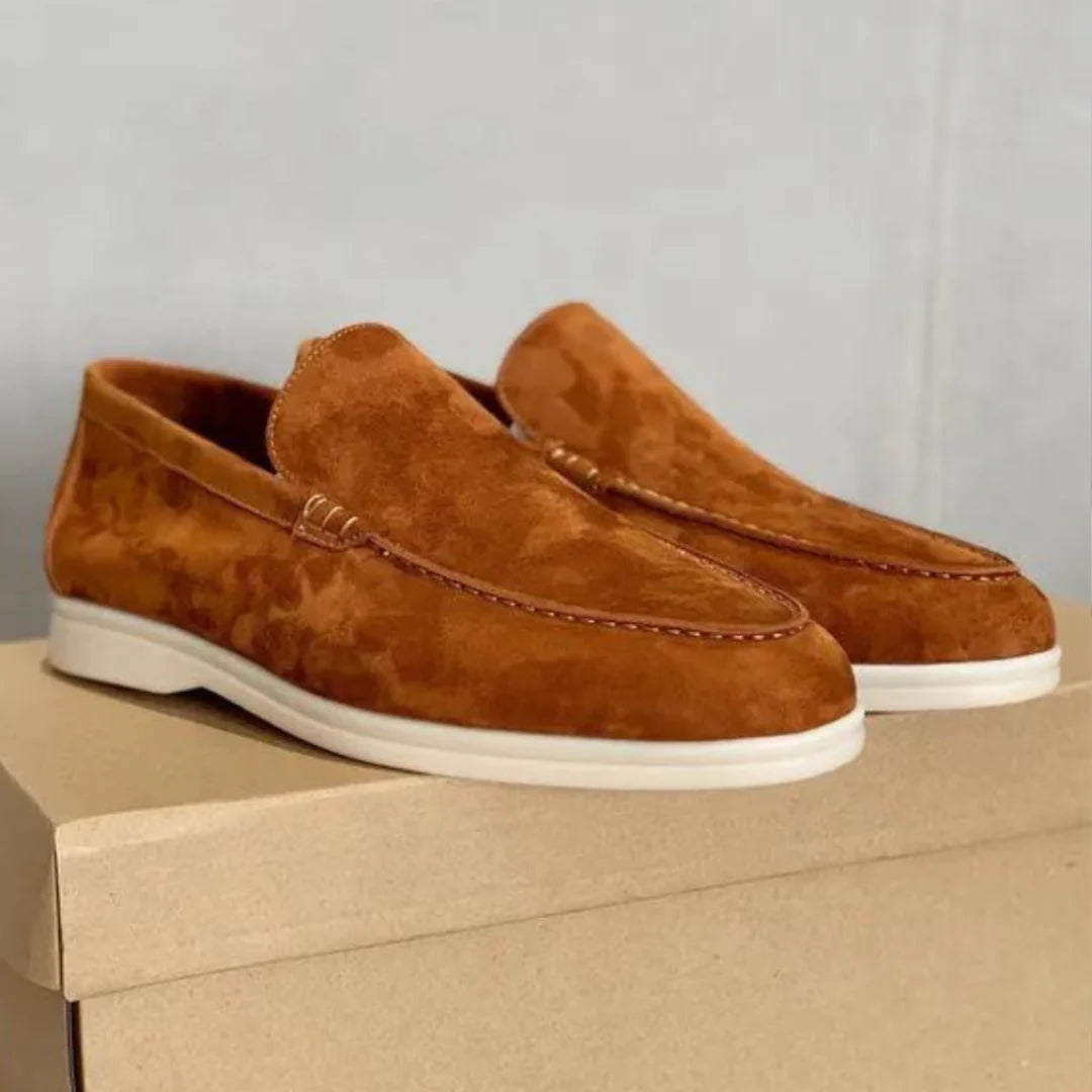 Lucas | Luxuriöse Wildleder-Herren-Loafer