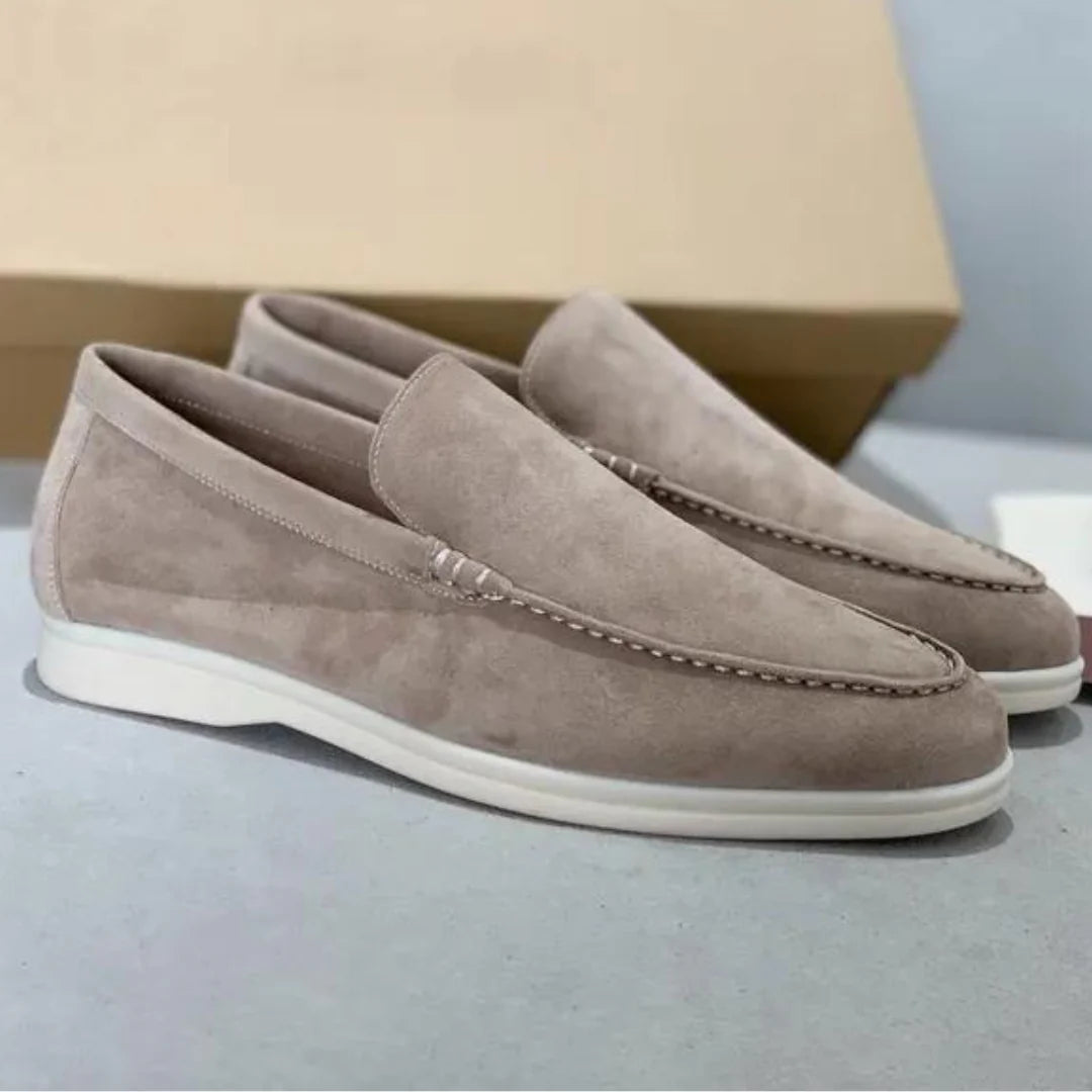 Lucas | Luxuriöse Wildleder-Herren-Loafer
