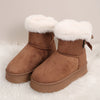 Ella | Flauschig gefütterte Winterstiefel mit Uni-Farbe