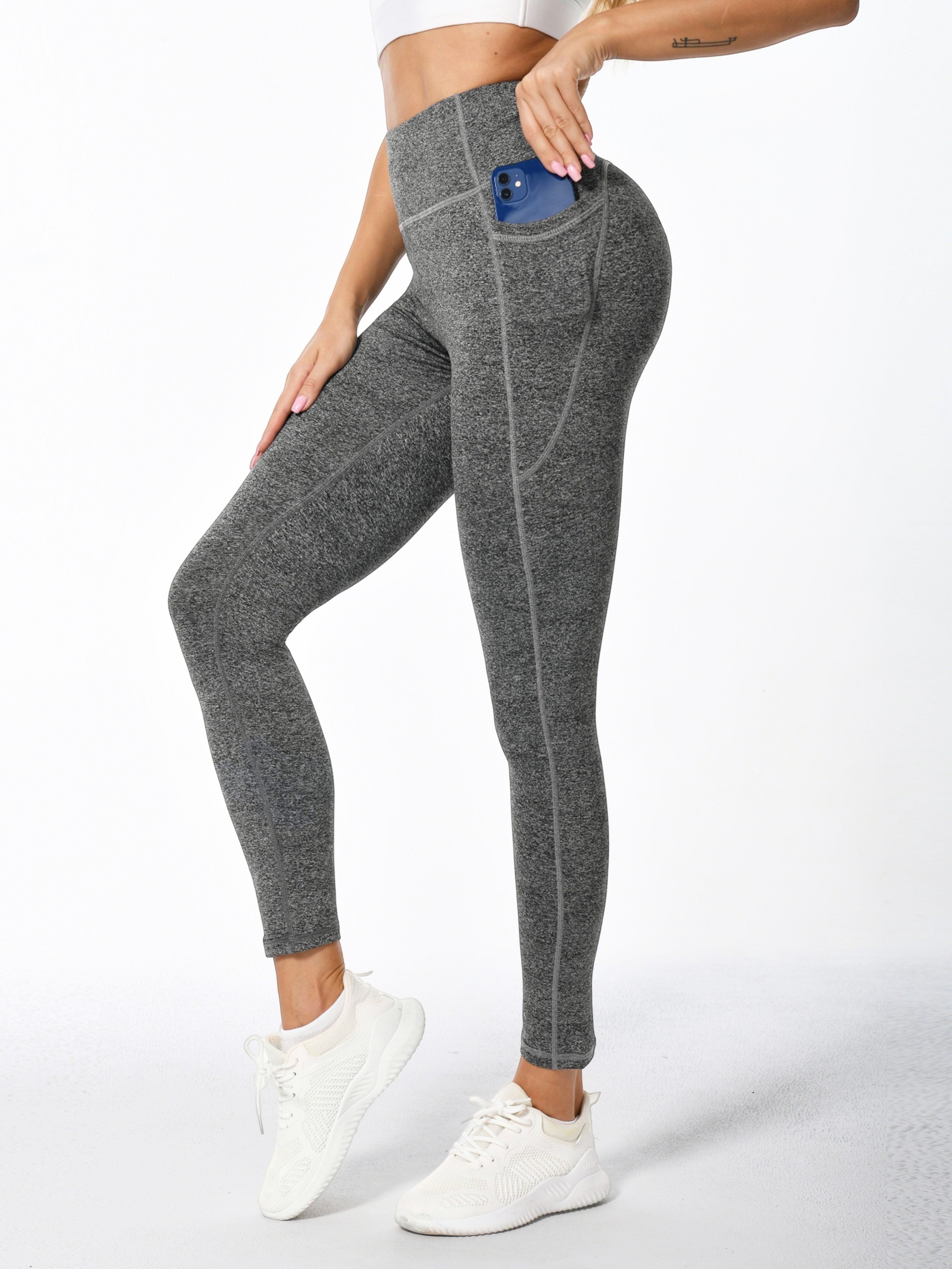 Sophie | Weiche, dehnbare Damen-Sport-Leggings mit Billift und Taschen