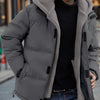 Tim | Gequiltete Herren Fleecejacke mit Kapuze und Taschen