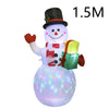 GlowDecor™ – Festive LED Santa & Snowman Inflatables for Outdoor Décor
