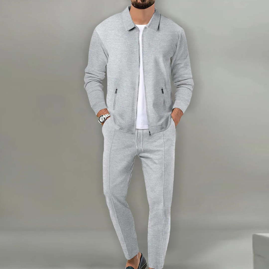 Daan | Premium outfitset - polovest en bijpassende chino broek