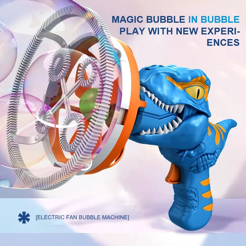 BubbleSaurus™ Elektrische Dinosaurier-Seifenblasenmaschine