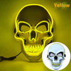 GlowSkull™ - LED-Totenkopfmaske mit Leuchteffekten für ein gruseliges Erlebnis.