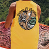 Finn | Dubbelzijdige grafische print heren tanktops