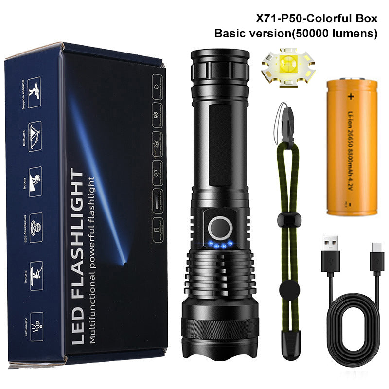 EpicBeam™ - Wiederaufladbare taktische Laser-Taschenlampe.