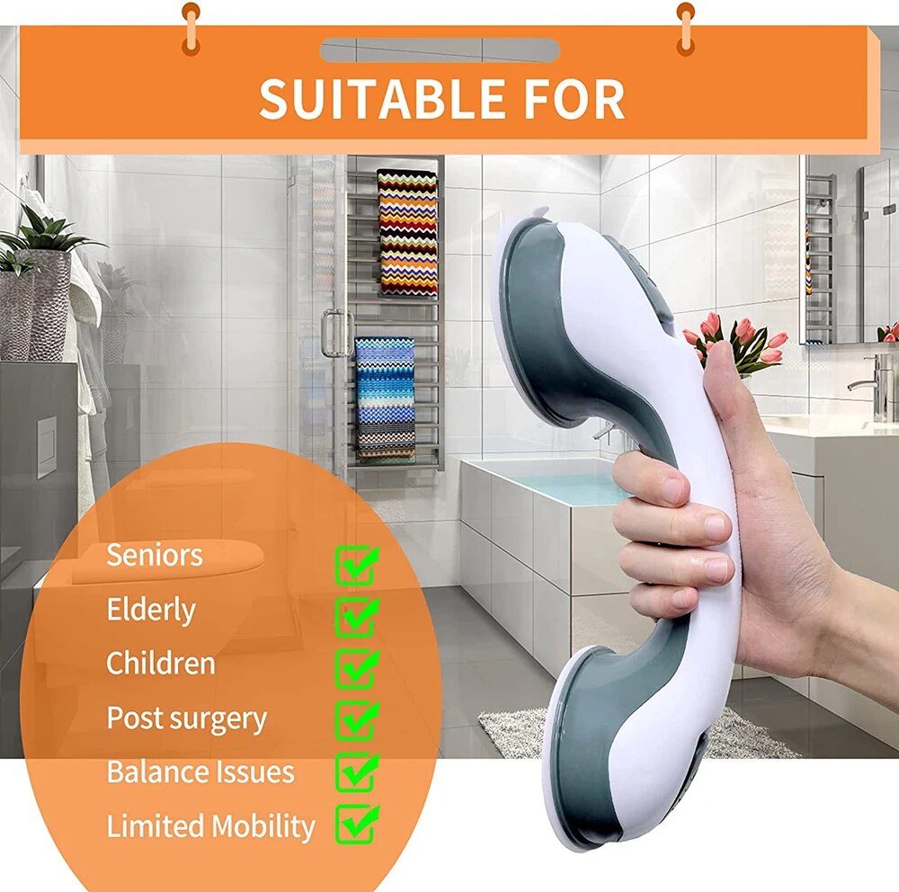 SafetyEase™ - Erhöhen Sie die Sicherheit im Badezimmer mit BathGrip™!