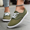 Lotte | Bequeme niedrige Canvas-Schnürschuhe