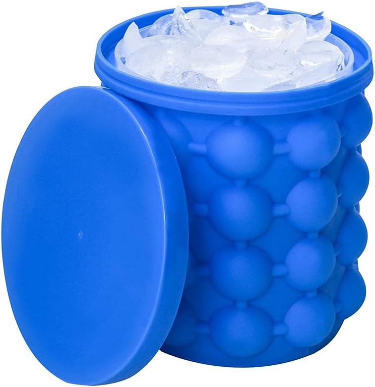 EisGenie™ - Der vielseitige Silikon-Eiswürfelbereiter für perfekt runde Eiswürfel in jedem Getränk.
