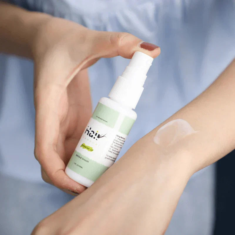 SmoothGlow™ Haarentfernungsspray | sanft, schnell & hautschonend