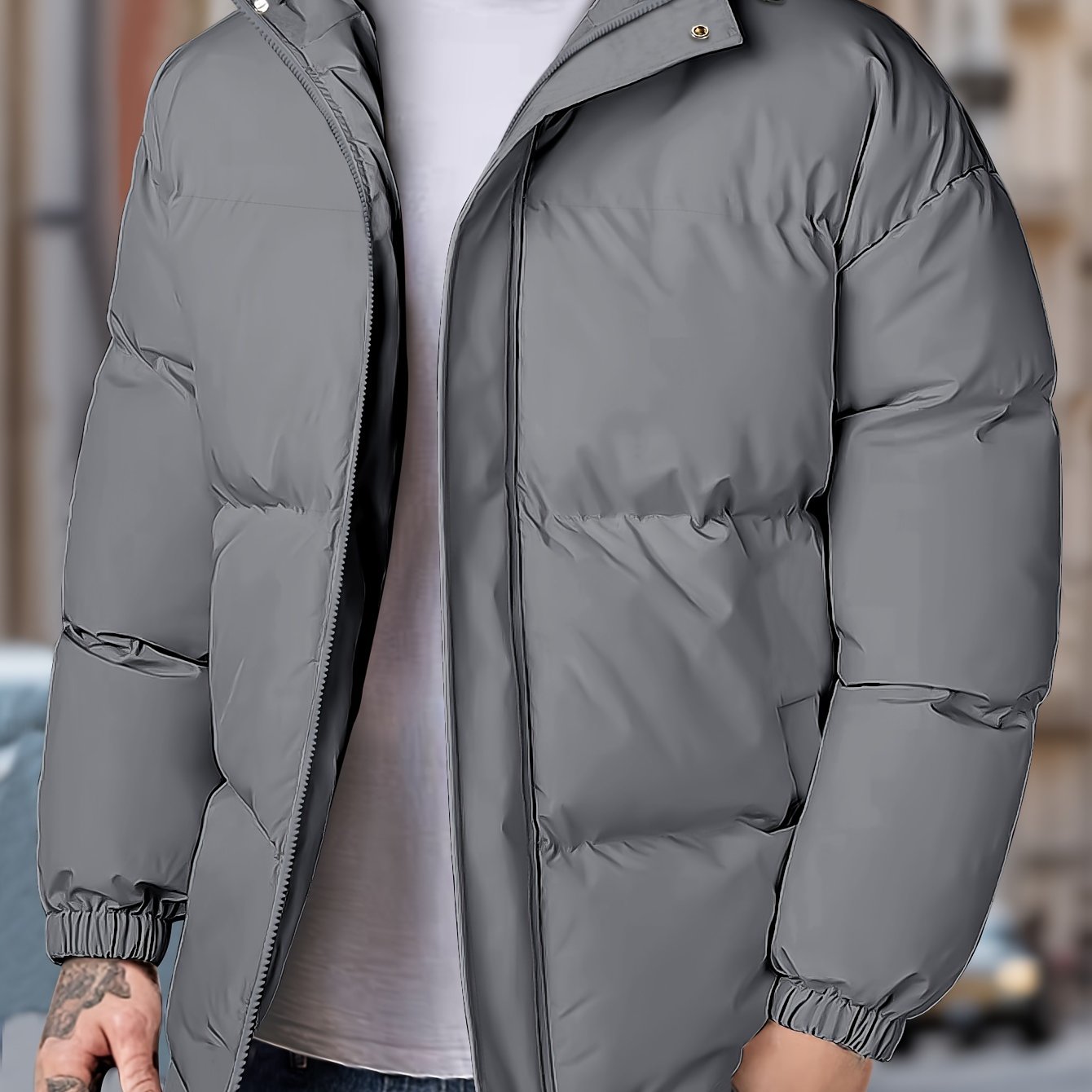 Lars | Warmes Winddichtes Herren-Winterjacke mit Kapuze