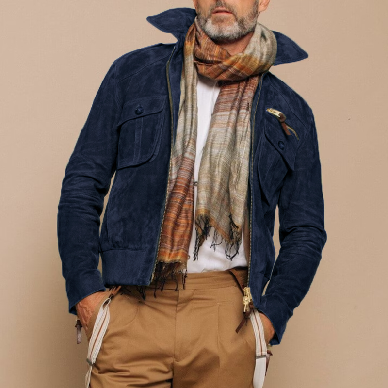 Robbert | Retro-Wildlederjacke