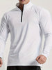 Lars | Slim-fit henley-shirt met halve rits en lange mouwen