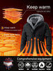 Tim | Gequiltete Herren Fleecejacke mit Kapuze und Taschen
