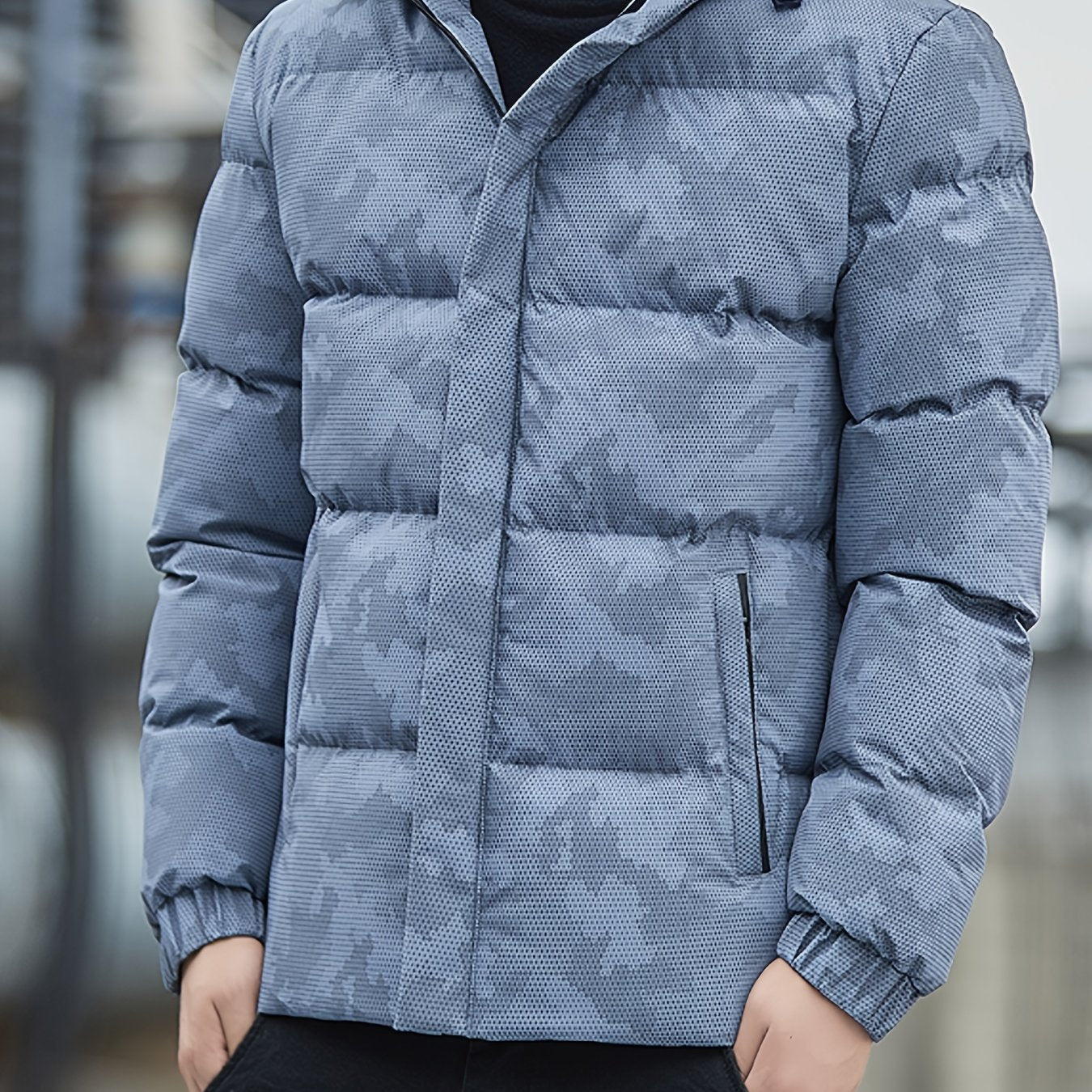 Sem | Warme Camouflage-Winterjacke Mit Kapuze