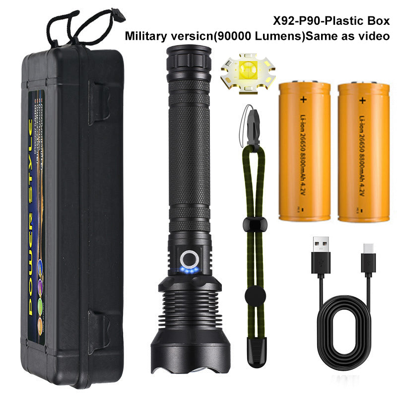 EpicBeam™ - Wiederaufladbare taktische Laser-Taschenlampe.