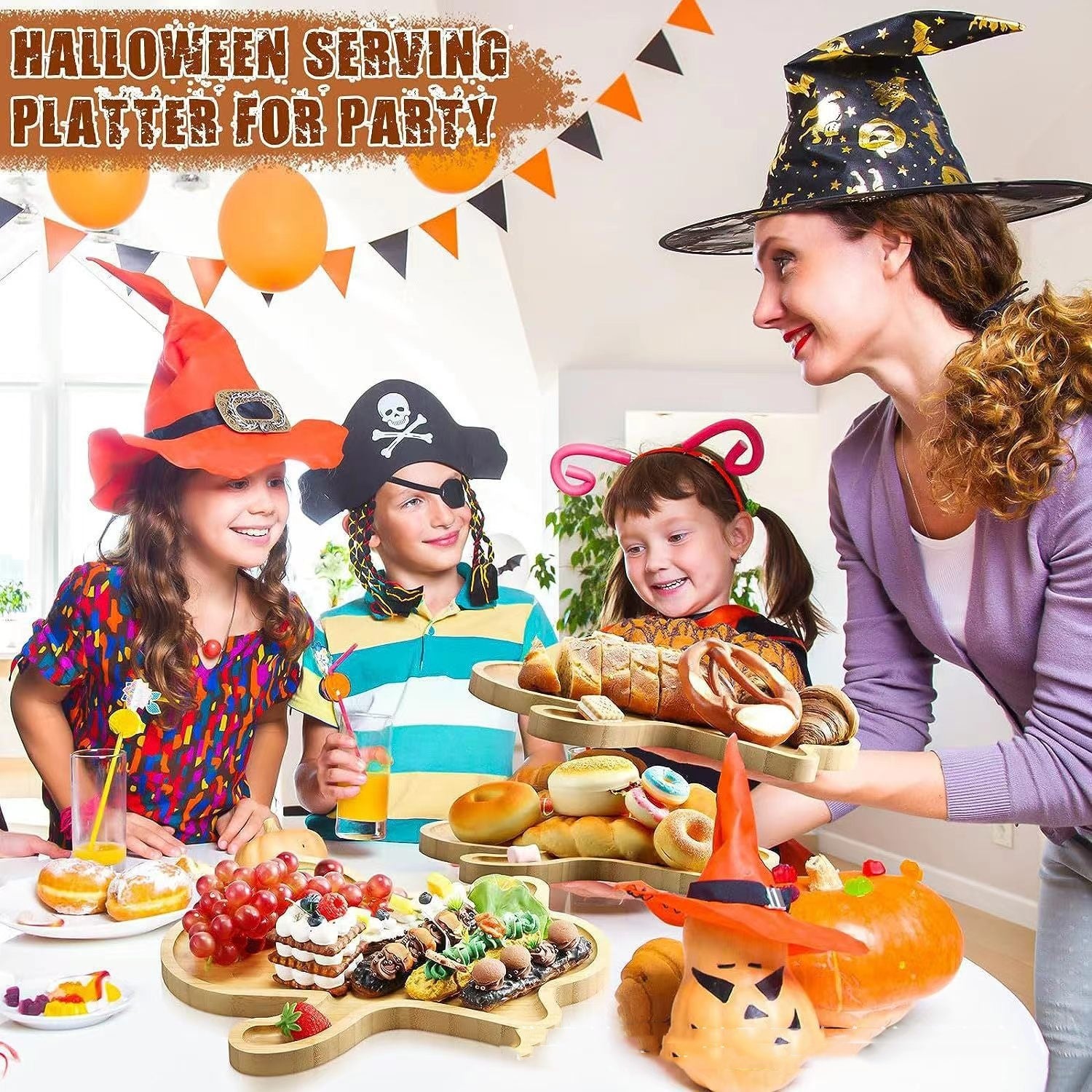 GhostTray™ – Die perfekte Halloween-Servierplatte für Käse, Früchte und Snacks!