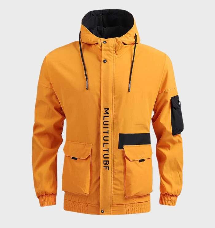 Tom | Warme, Leichte, Wasserdichte Jacke mit Taschen und Kapuze