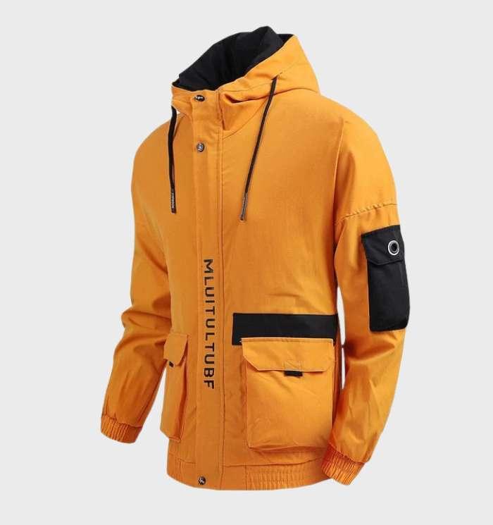 Tom | Warme, Leichte, Wasserdichte Jacke mit Taschen und Kapuze