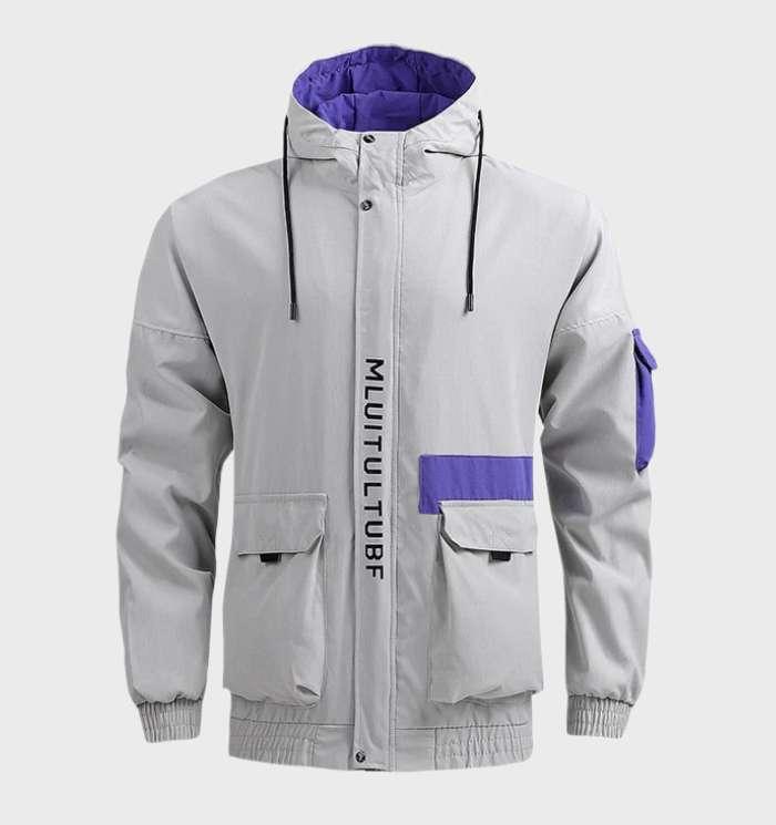 Tom | Warme, Leichte, Wasserdichte Jacke mit Taschen und Kapuze