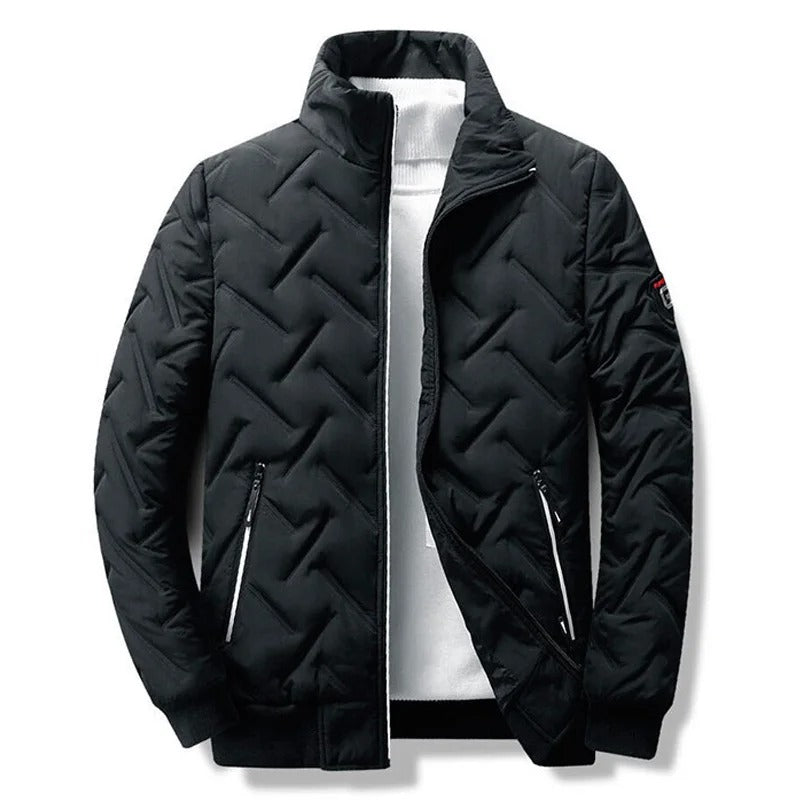 Tijn | Hellblaue gefütterte Herrenjacke