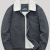 Sven | Warmer Fleece Herren-Knopfmantel
