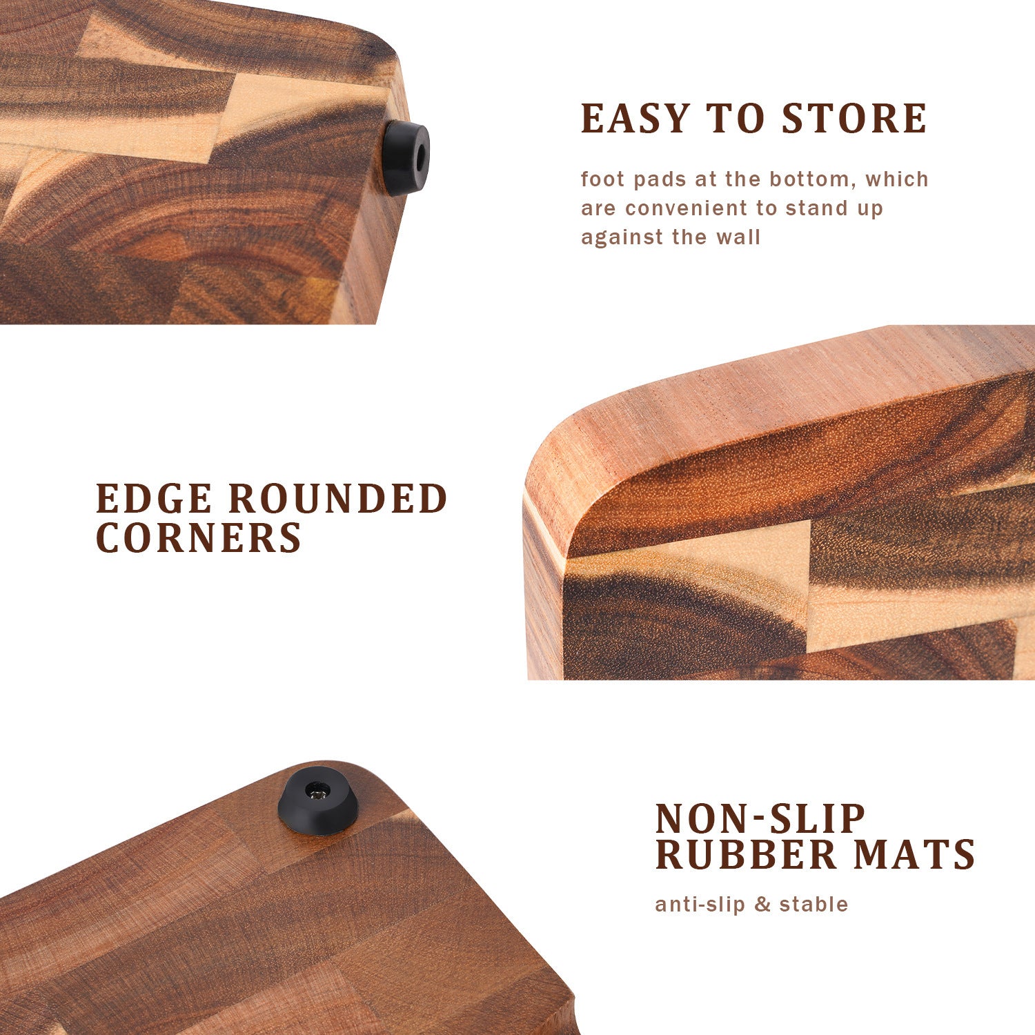 AcaciaGrid™ Geometric Splicing Chopping Board | Verleihen Sie Ihrer Küche Stil