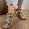 Leopard | Leopardenmuster Damen-Turnschuhe mit niedriger Leibhöhe