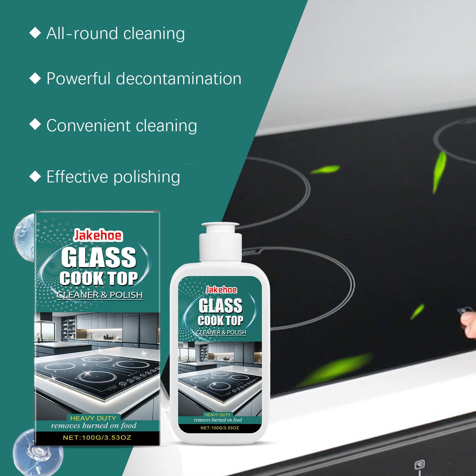 Cleanlux™ Glasherdreiniger | makelloser Glanz, ohne Aufwand