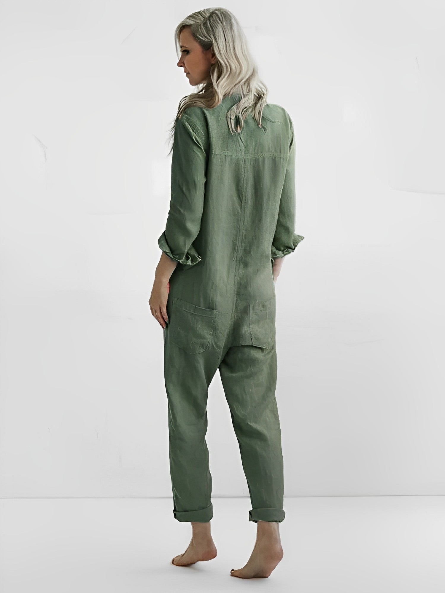 Lotte | Stylischer grüner Jumpsuit